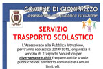 Servizio trasporto scolastico